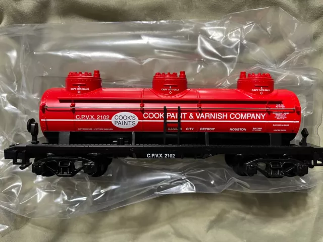 American Flyer NASG 2002 Cook Paint & Varnish Tank Car (#48228).