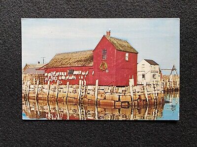 Antique Rockport Massachusetts Motif Number One Postcard Photo