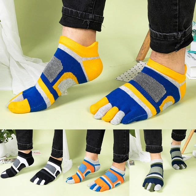 Chaussettes hommes chaussettes cinq doigts chaussettes hommes orteils séparés