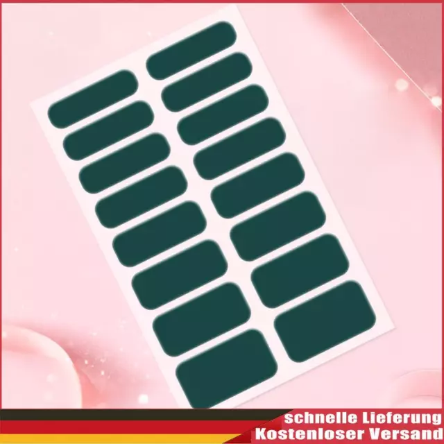 16 Blatt Nailart-Aufkleber wasserdichter Fingernagel-Maniküre-Aufkleber für Frau