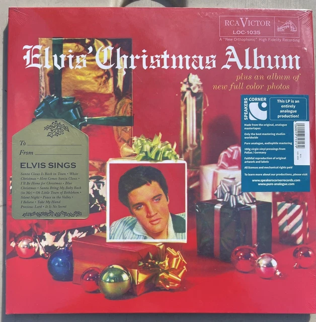 ELVIS PRESLEY ELVIS' CHRISTMAS ALBUM Speakers Corner NEW/SEALED 69