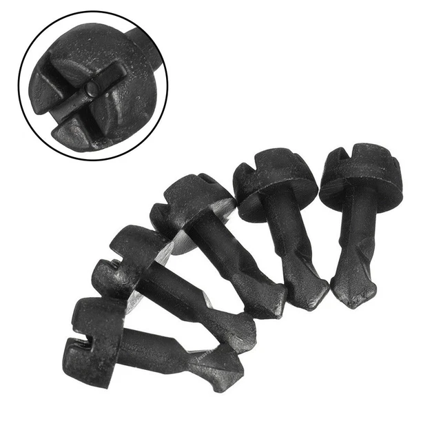 5pc Moteur Haut Housse Clignotant Clips Verrouillage Qualité Noir Vis for A4 A6