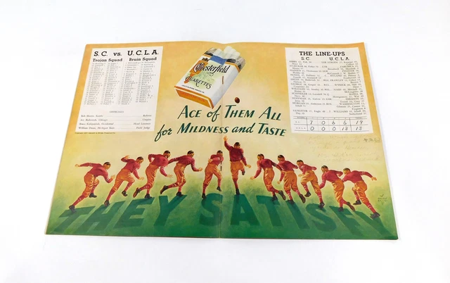 1937 USC AT UCLA College Football Program 12437 EUR 39,50 PicClick FR