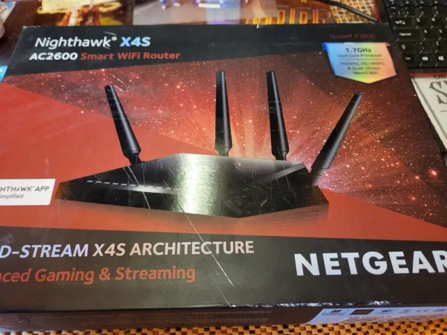 NETGEAR Nighthawk X4S Smart Wifi Router (R7800) - AC2600 Wireless Speed
