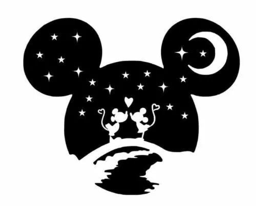 Mickey Mouse Vinilo Adhesivo Disney Pared Hogar Niños Niñas Lilo & Stitch
