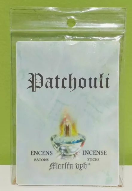 Sticks Incense PATCHOULI 100% Pure Natural from Pure Essential Oil Small