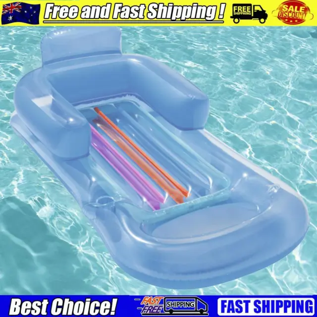 Floating Boat Lounge With Handrail Summer Water Hammock for Pool Party Supplies