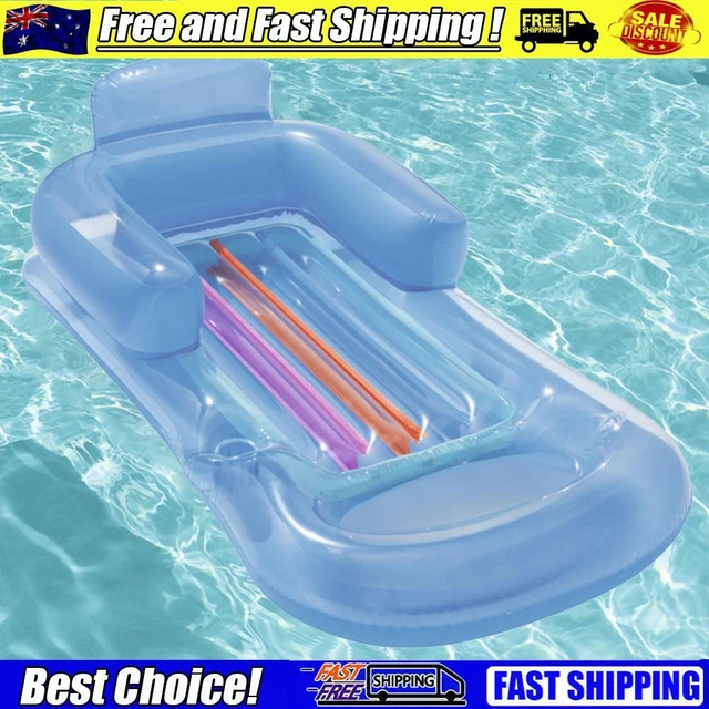 Floating Boat Lounge With Handrail Summer Water Hammock for Pool Party Supplies