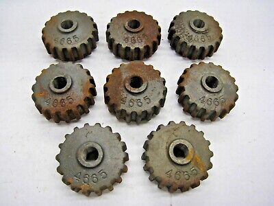 Lot of 8 NOS Cast Iron Wheel Cylinder End Caps 4665 Unknown Application OEM Part