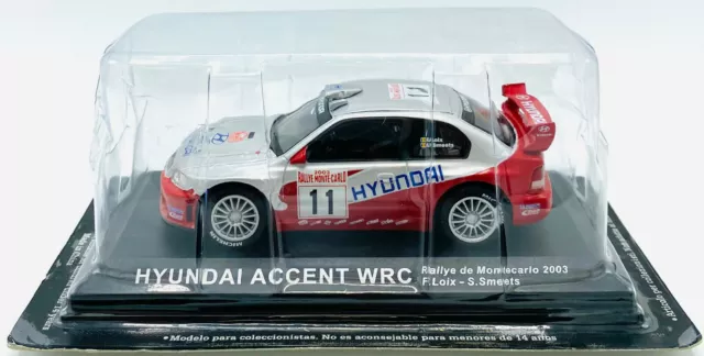 EBOND Hyundai Accent WRC Rallye De Montecarlo 2003 F.Loix S.Smeets - 1:43 - 0214