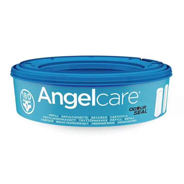 Angelcare Baby Size 1 - 180 Nappy/Diaper Cassette Refill for Disposal System/Bin