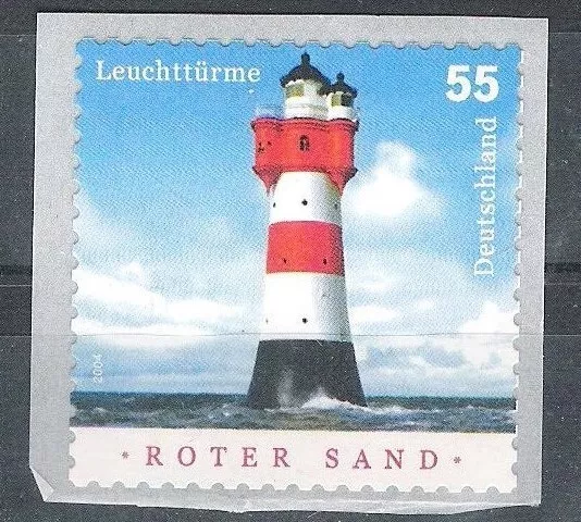 BUND 2413 Postfrisch 2004 selbstklebende Briefmarken Roter Sand 55 Cent