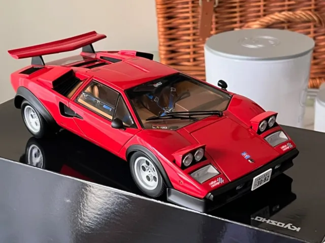 Kyosho Lamborghini Walter Wolf Red Countach 1:18 Scale Brand New Collectors Car.