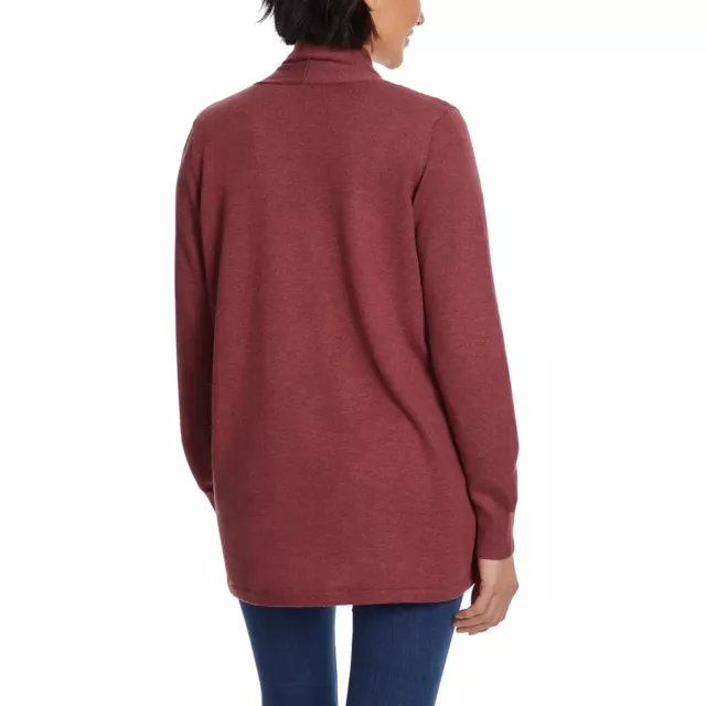 Ella Moss Ladies' Cozy Lightweight Cardigan-RUST/INDIGO/BLACK 2