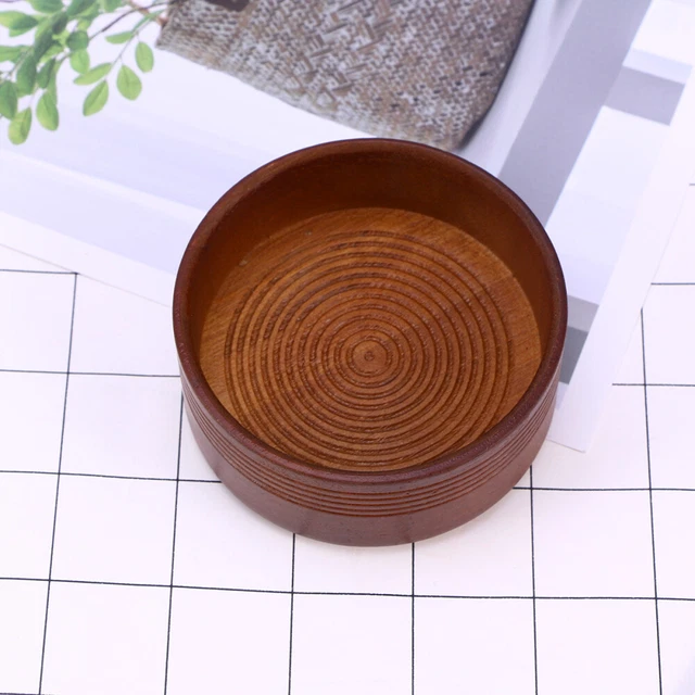 1pc Crème à raser Bol Rasage Tasse Bois Rasage Bols