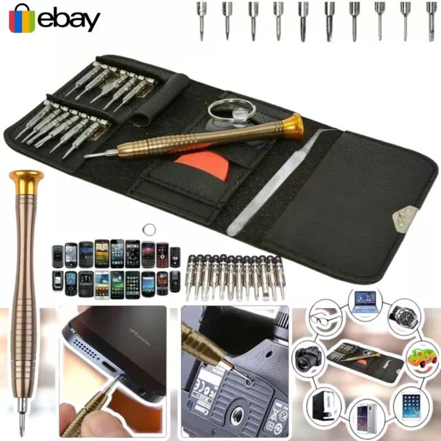 16 in 1 Mobile Phone Repair Tool Kit Screwdriver Set iPhone iPod iPad Samsung UK