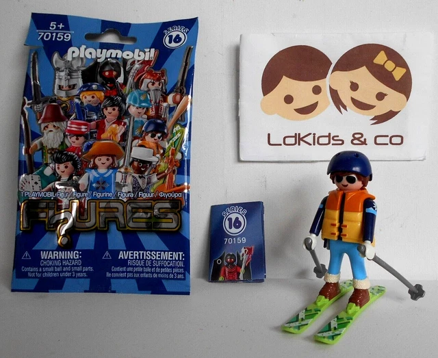 Figurine Playmobil Série 16 - Officier De Police Avec Accessoires - En Vrac (loose), Neuf