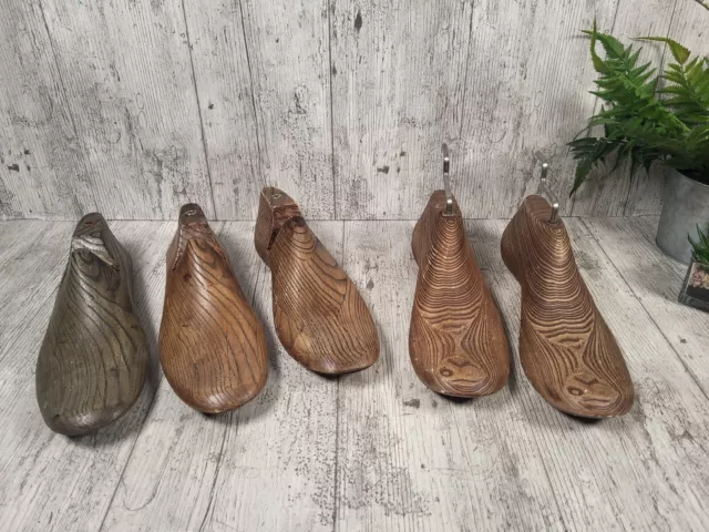 Vintage Shoe Last Coat Hook Resin Wooden Cobblers Display Shop Prop Hangers