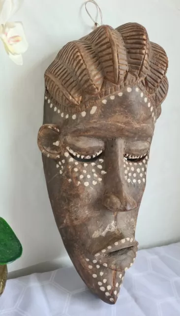 Máscara Africana Bassa África Occidental Tribal Madera Étnica Liberia