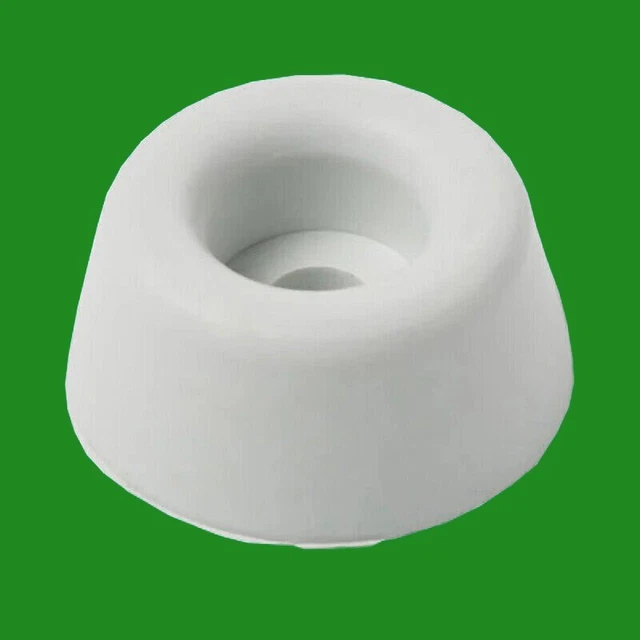 8X 19MM DIAMETER White Seat Buffers Bumpers Pads Rubber Toilet Bathroom