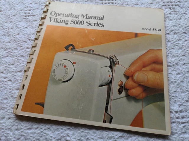 VIKING HUSQVARNA 5000 Series Sewing Machine Original Operating Manual