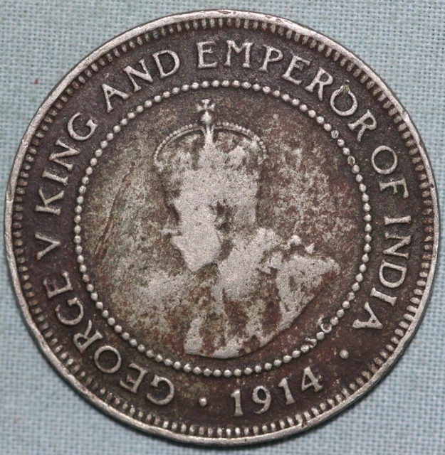 JAMAICA 1914 ~ HALF PENNY ~KEY DATE~LOW MINTAGE~ GEORGE V ~ 93¢ tracked shipping