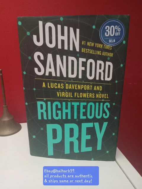 Righteous Prey (Novel Hardcover 1st Edition, 2022) by John Sandford PRIV COLLECT