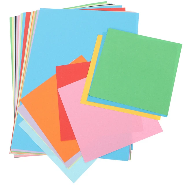 120 Blätter Origami Papier DIY Malpapier für Kinder farbig Druckpapier