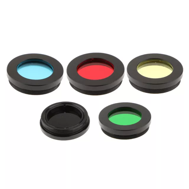 5 x Telescope Eyepiece Lens Color Filter Set 1.25" for Astronomy Moon Planet