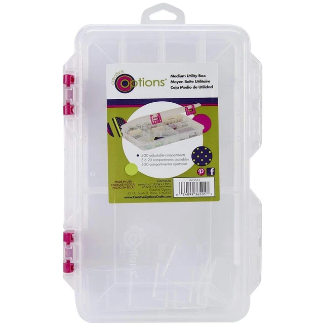 Organizador utilitario Creative Options 2-3650-81 Pro-Latch con 5 a 20 ajustables