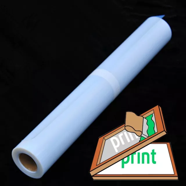 Waterproof Inkjet Milky Transparency Film for Silk Screen Printing 13"x100ft