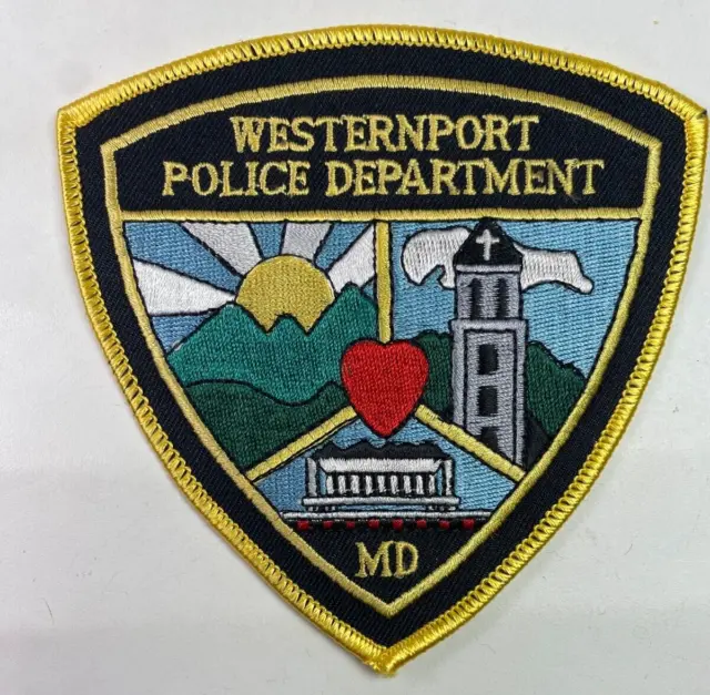 Westernport Police Maryland MD Patch I3