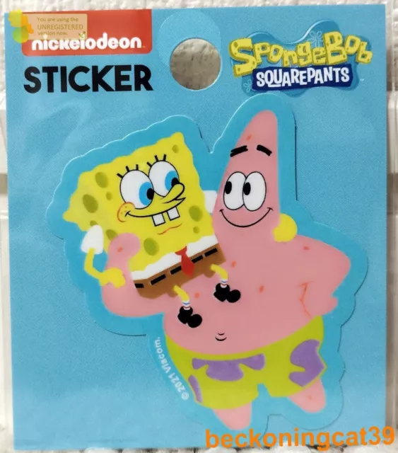 Autocollant S&C Bob l'éponge SquarePants Nickelodeon Patrick Viacom....