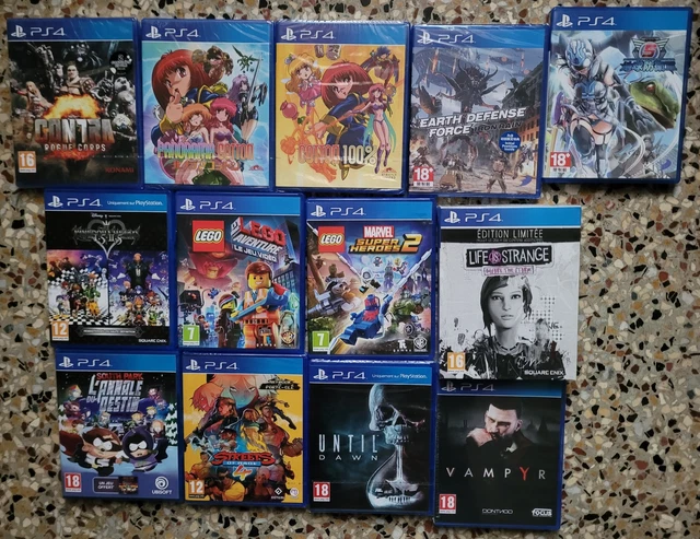 A vendre trois jeux ps4. Presque neufs