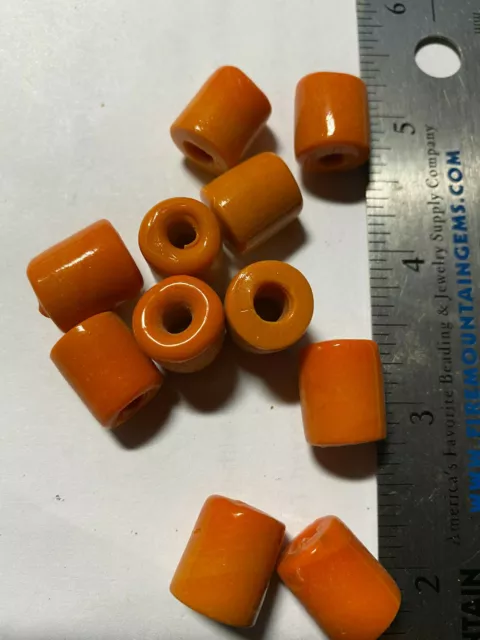 Large Hole Glass Beads for Macrame *** UPICK *** All Colors All Sizes 4