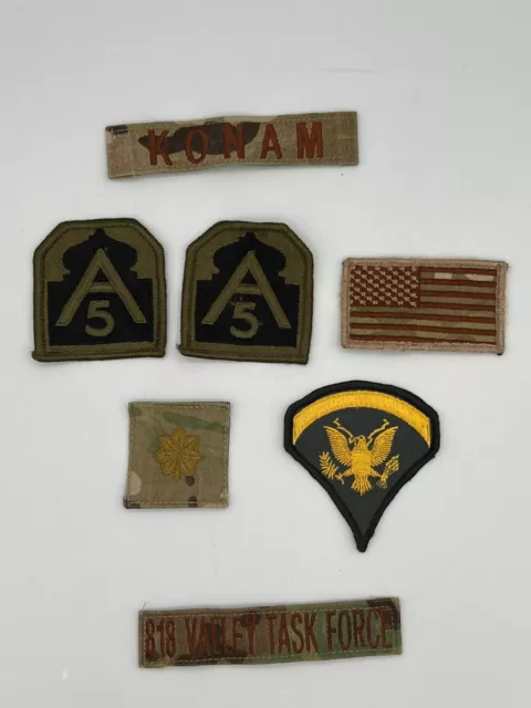 Lot of 7 Military Patches