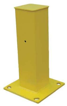 Zoro Select 21Xl98 Tubular Mounting Post,10 In X 18 In,Ylw