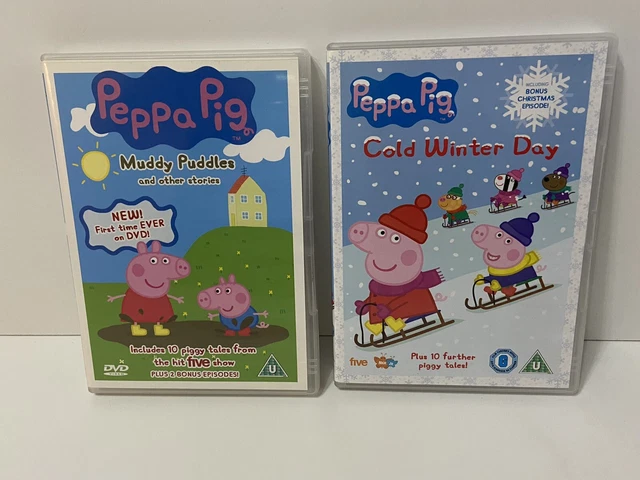 PEPPA PIG DVD Bundle Cold Winter Day And Muddy Puddles EUR 3,50