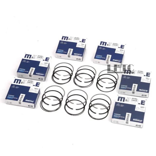 6x Piston Rings Set Φ96mm STD Mahle For Porsche Boxster Cayman S 987 3.4L M97