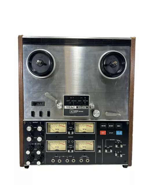 READ!! TEAC 3340S 10.5 inch 4 Track Reel to Reel Tape Deck Recorder AS IS  $449.99 - PicClick