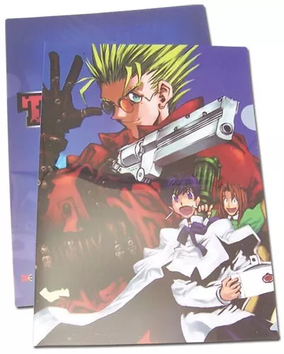 Trigun Group File Folders Set of 5 Anime Licensed NEW