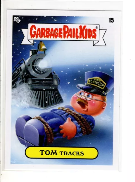 Tom Tracks Garbage Pail Kids Card Bookworms Gross Adaptations #15 Ex