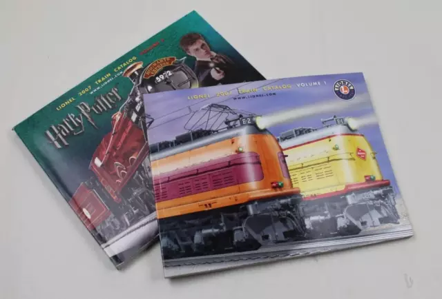 2007 Lionel Train Catalog Volume 1 and 2 - Harry Potter