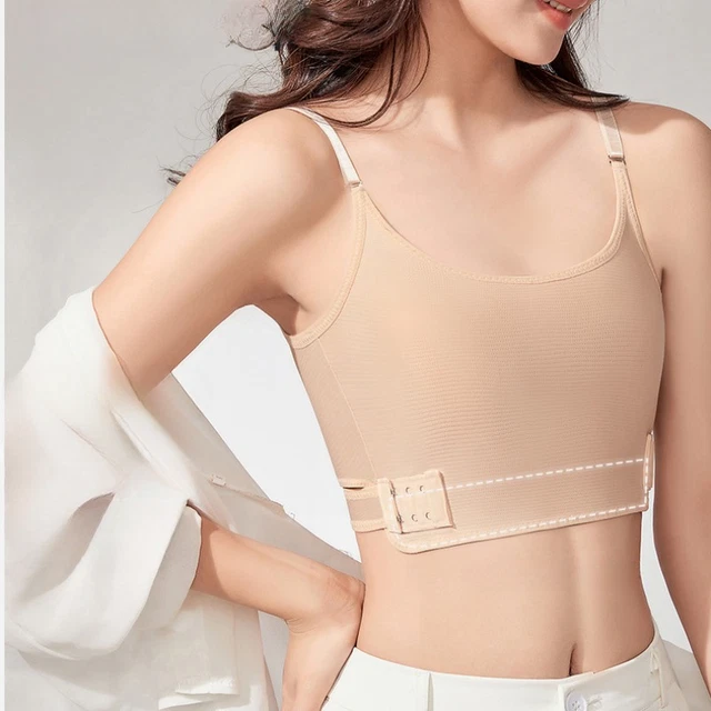 Donna Les Seno Torace Binder Maschiaccio Ftm Spaghetti Cinturino Gilet Fascia