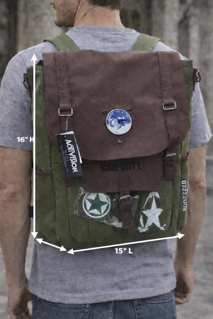 NWT Call of Duty Activision Wings for Victory WWII Backpack Call of Duty WW2 Activision Bag Backpack Travel Pack Video  main image 2