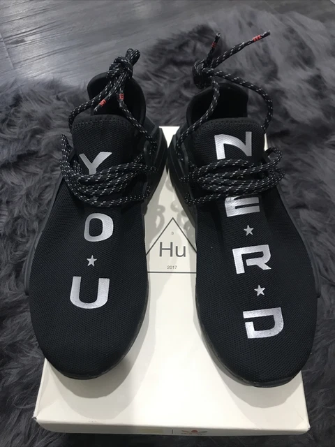 PHARRELL WILLIAMS ADIDAS Human Race NMD “You Nerd” BLACK - US Size $2,500.00 -