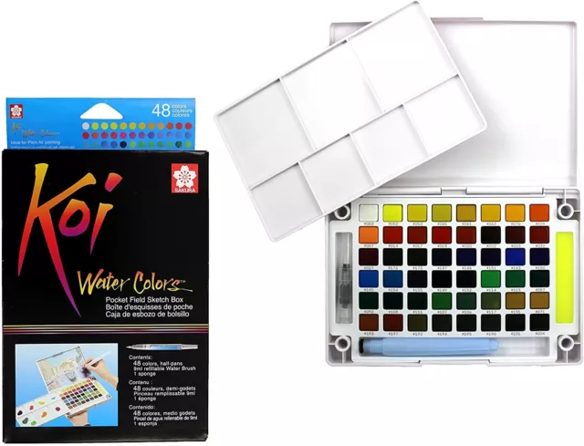 Sakura Koi Japanese Watercolour Paint - Pocket Field Set (Choose Your Size)