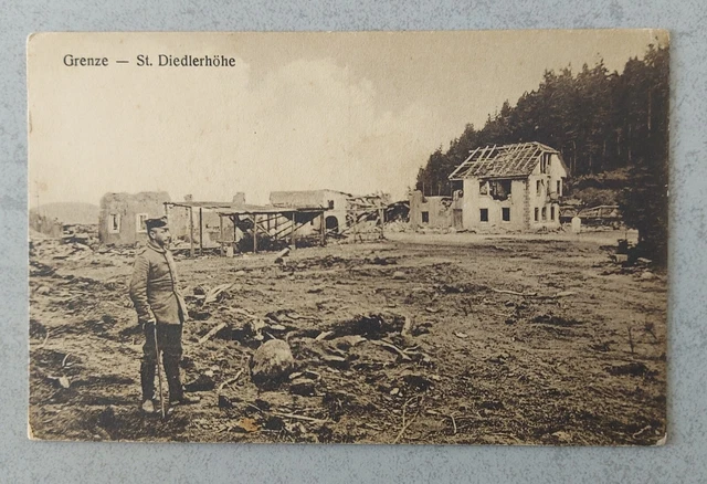 CPA border St Diedlerhöhe soldier 14 18