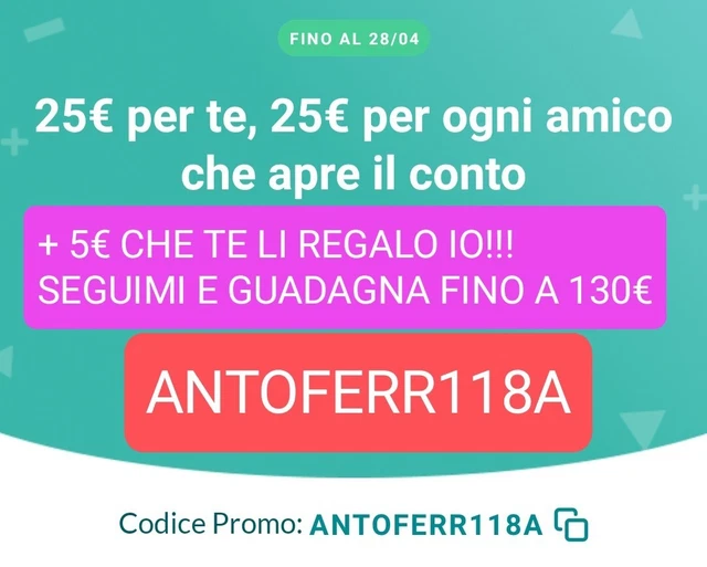 Con Me 130€ (5€ In+) Apri Conto Corrente Credit Agricole Buono Amazon Cariparma