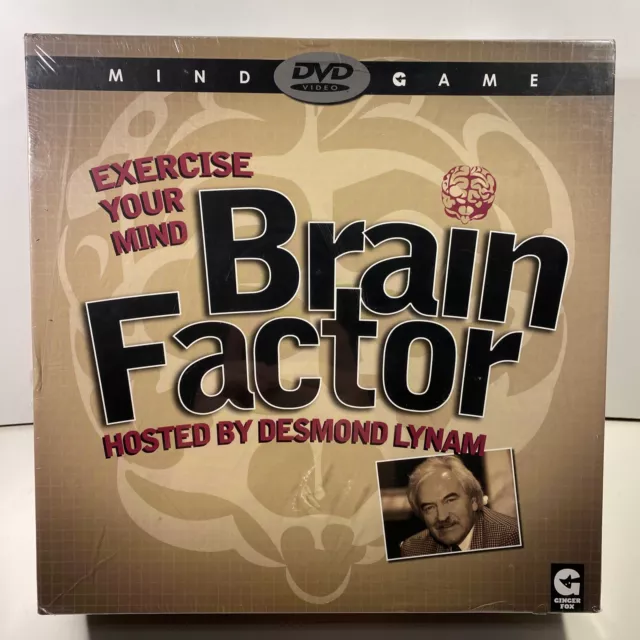 Exercise Your Mind Brain Factor Board Game Desmond Lynan - New & Sealed Free P&P